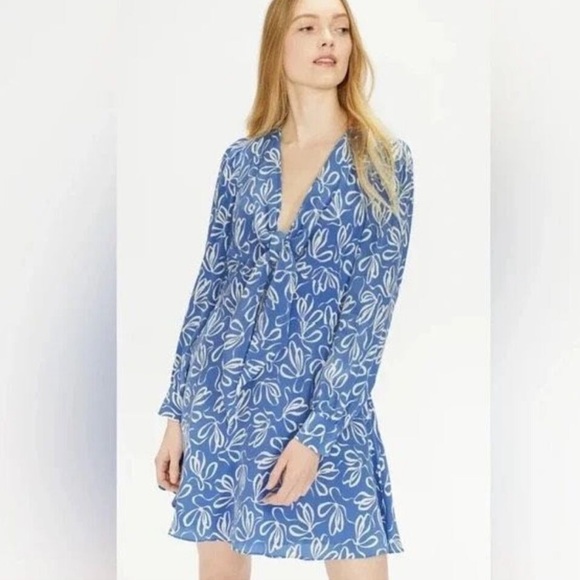 Ted Baker Dresses & Skirts - Ted Baker Women's Modernity Printed Mini Dress in Blue